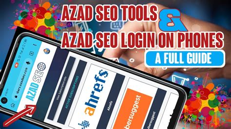 Azad seo login  Find login option on the site